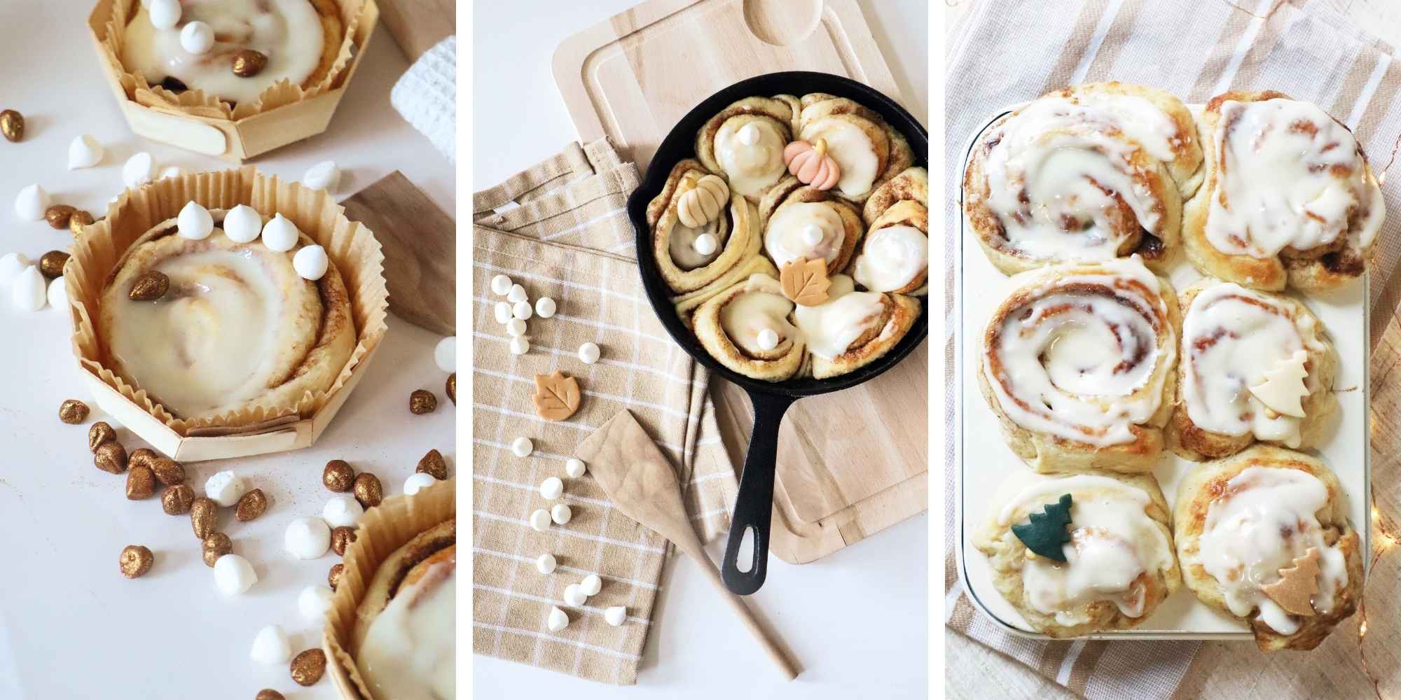 Recette de Cinnamone rolls à la poêle - ScrapCooking®